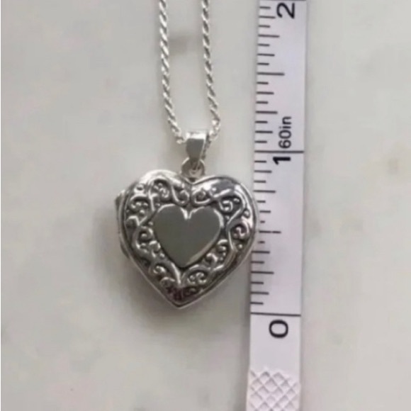 Sterling Silver Heart Locket - Picture 16 of 17
